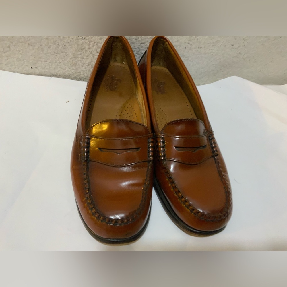 G.H. Bass & Co. Brown Leather Loafers